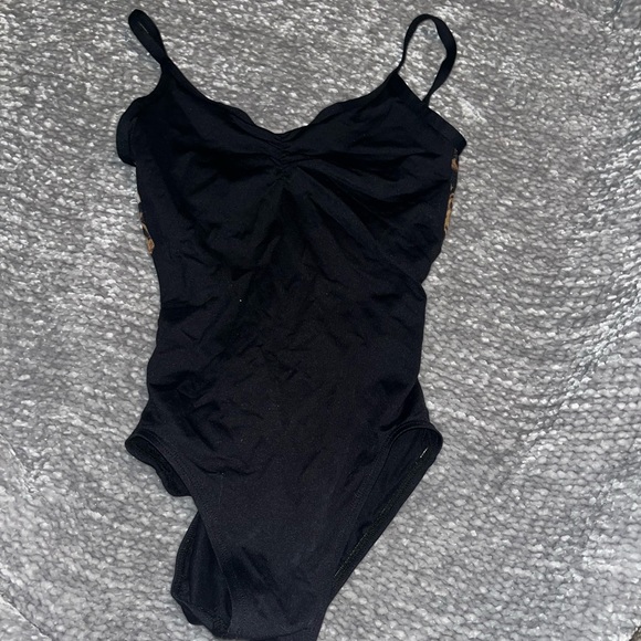 Ainsleywear Black leotard with beautiful mesh low back - Picture 2 of 4